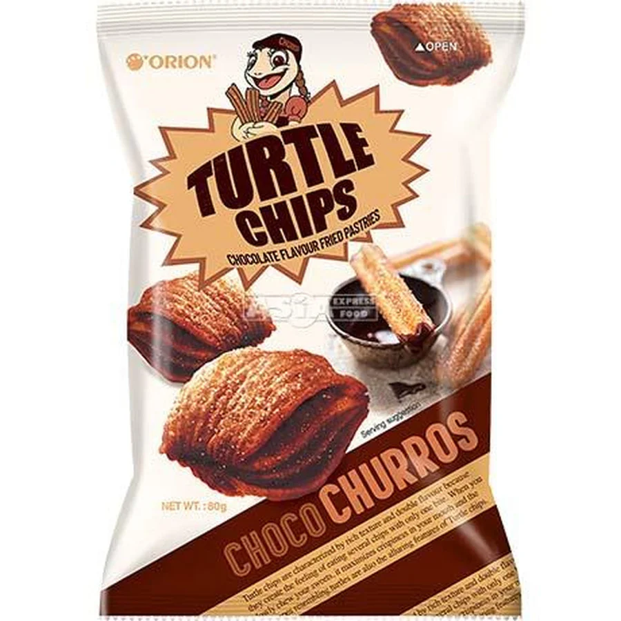 chips churos chocolat 80 GR turtle